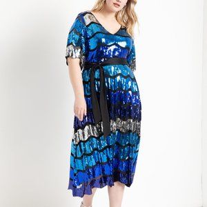Eloquii Sequin Chevron Dress NWT Size 22